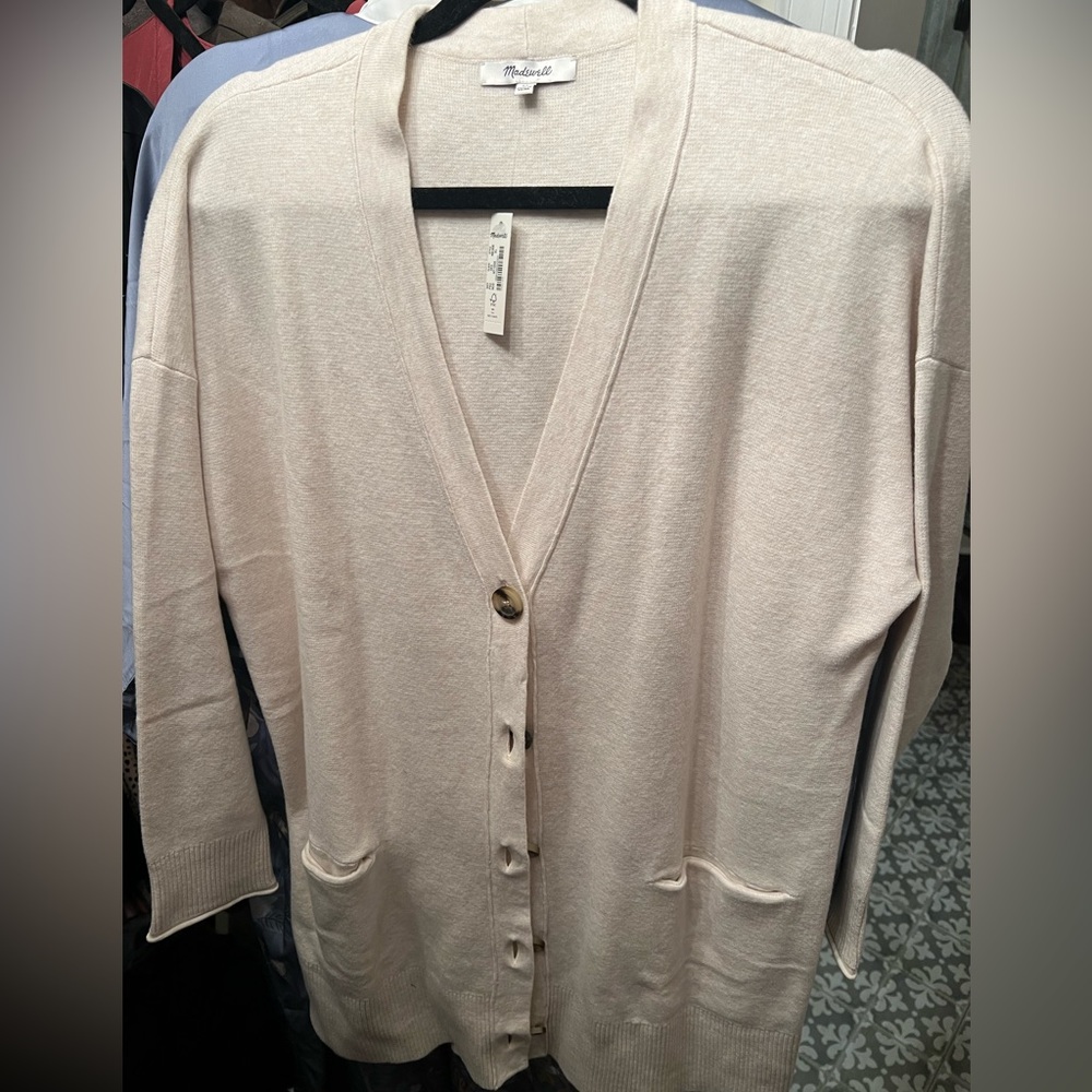Madewell Cream Cardigan